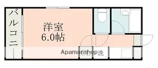 キャッスルマンション【1階】の間取り