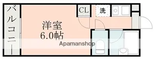 キャッスルマンション【5階】の間取り