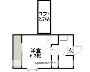 マーカス帯山【1階】の間取り
