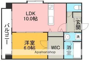 オンブラージュ白山【503号室】の間取り