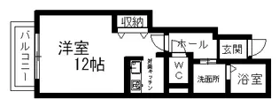 ムーン ヒル 水前寺【1階】の間取り