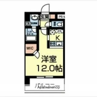 マーベラス南熊本【6階】の間取り