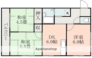 MⅡマンション【201号室】の間取り