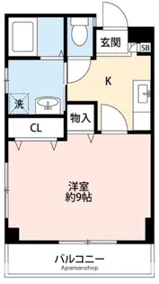 1Kの間取り画像