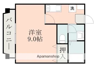 クオリア光の森【303号室】の間取り