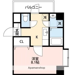 SERES長嶺【4階】の間取り