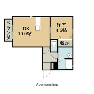 コンフォールソレジオ【2階】の間取り