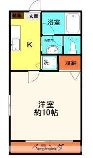 サンヒルズマンション【203号室】の間取り