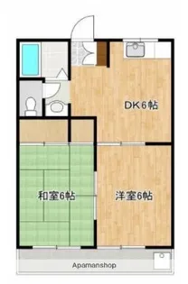 ルミエール一吉Ⅱ【2階】の間取り