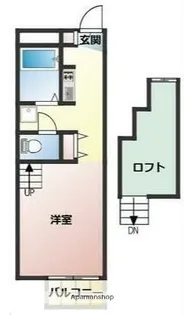 みらいコート花園【1階】の間取り
