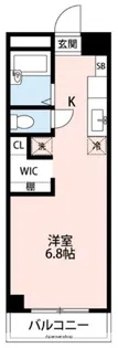 エスポワール黒髪【1階】の間取り