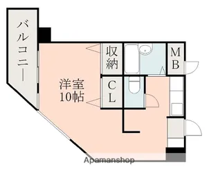 シルクハイム【411号室】の間取り