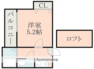 テラス東野【2階】の間取り