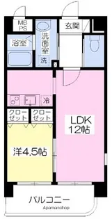 グラッポロ【4階】の間取り