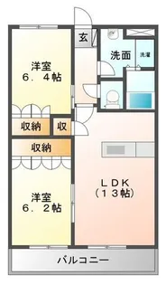 SAVORY【2階】の間取り