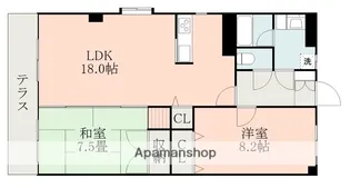 レジデンス山ノ内【1階】の間取り