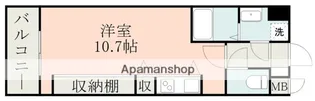 ISM水前寺【6階】の間取り