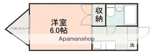 グリーンコーポ阿部【2階】の間取り