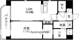 デュアラス ファースト【5階】の間取り