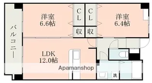 レアルコート【2階】の間取り