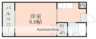 コーポ上山【1階】の間取り