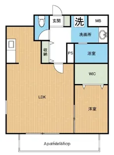 フェリーチェ南熊本【7階】の間取り