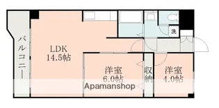 セシール水前寺【3階】の間取り