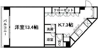 プレシャスアパートメント【4階】の間取り
