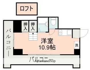 メゾンド・レクサスウエノビル【3階】の間取り