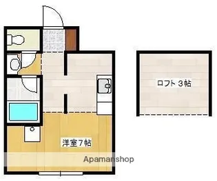 ロイヤルハイツセリーヌ【1階】の間取り
