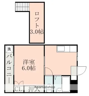 アールスコート弐番館【205号室】の間取り