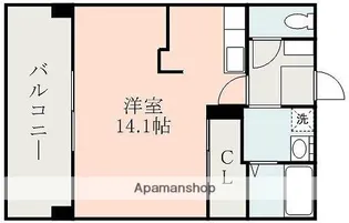 L−フィネス【2階】の間取り