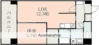 L−フィネス【6階】の間取り