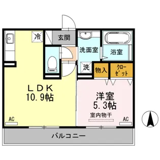 メゾン・リベルテ【2階】の間取り