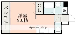 アンクレージュ・KAZ【602号室】の間取り
