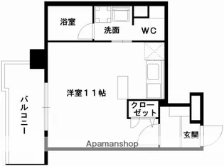 コネクト新水前寺【7階】の間取り