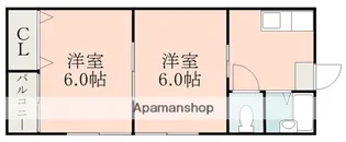コーポウィーグル NO.1【1階】の間取り