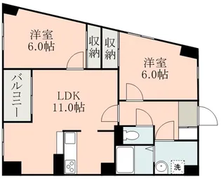 インディペンデント【3階】の間取り