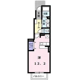 スターエイト【1階】の間取り