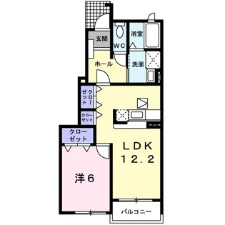 ニューアラモードA【1階】の間取り
