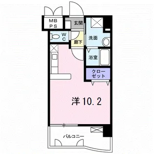 ブリランテピアッツァ【7階】の間取り