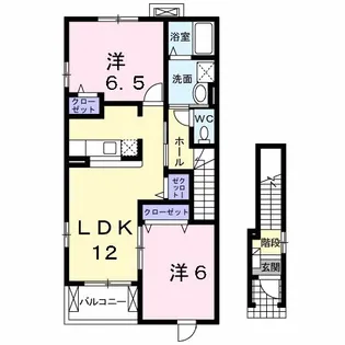 グリーンヴィレッジ【2階】の間取り
