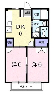 山本ハイツ2【2階】の間取り