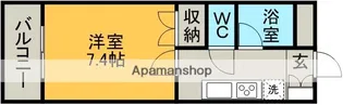 京町マンション【1階】の間取り