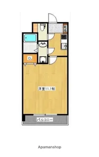 クロノス22上熊本【8階】の間取り