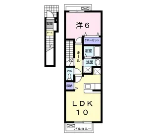 プロムナードⅢ【2階】の間取り