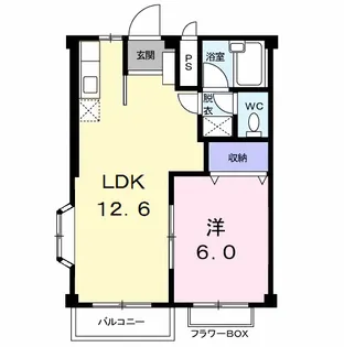 レジデンスササハラ【2階】の間取り