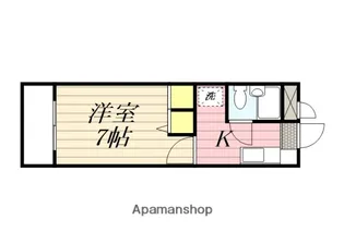 メゾン・ド・水前寺【5階】の間取り