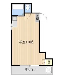 1Rの間取り画像