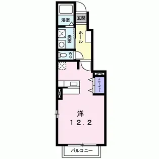 サザンクロス【1階】の間取り